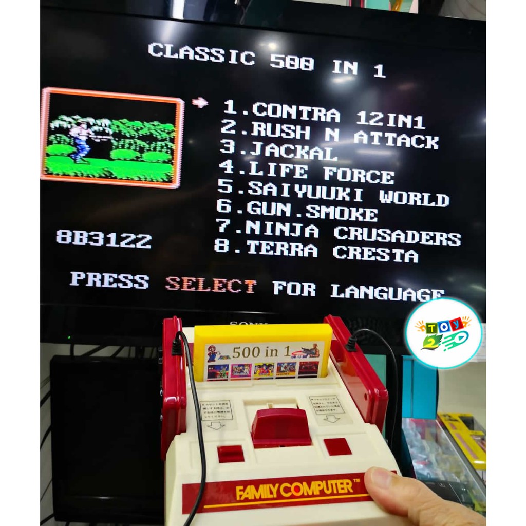 fccompact500+150/famicom/แฟมิลี่/เครื่องเล่นวีดีโอเกม8บิต