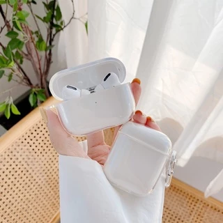 เคสหูฟังคริสตัลสำหรับ Compatible for AirPods 1/2/3/4 Pro ซิลิโคนใสฝาครอบป้องกัน
