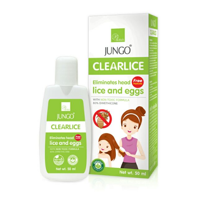 JUNGO CLEARLICE

ผลิตภัณฑ์กำจัดเหา