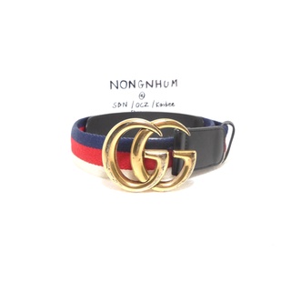 เข็มขัด Gucci GG marmont belt sz 80 32 มือ 2 ของแท้