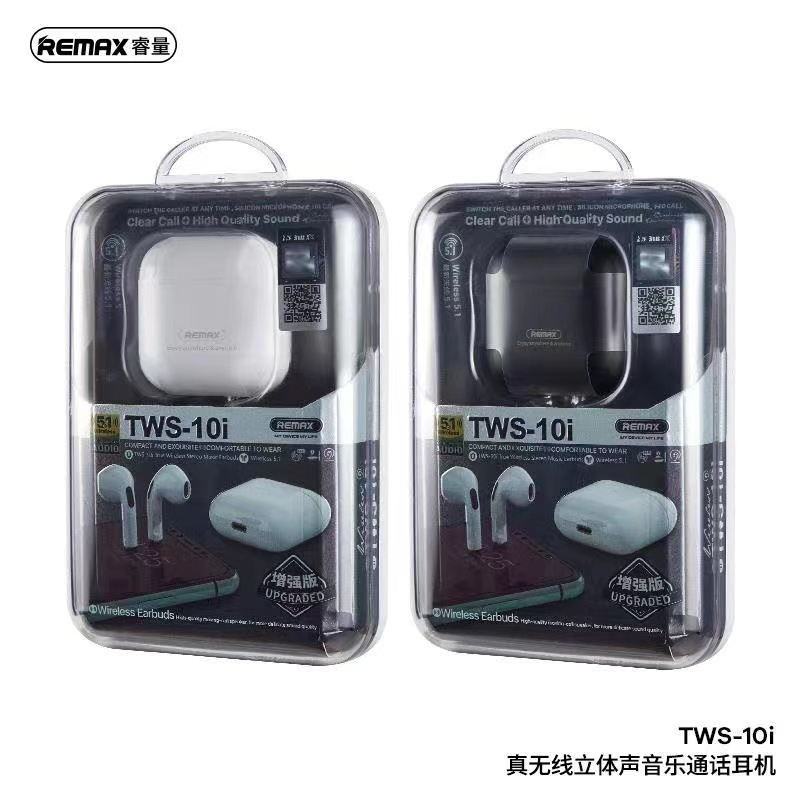 ขายดี!ตัดเสียงรบกวน Remax Tws-10i หูฟังบลูทูธ ไร้สาย อัปเกรดใหม่ smalltalk แบบ Semi In-Ear สำหรับมือถือทุกรุ่น ของแท รูปที่ 6