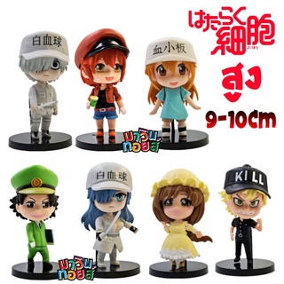 ฟิกเกอร์ โมเดล  figure model Hataraku Saibou เซลล์ขยันพันธุ์เดือด 7 แบบ mawintoys