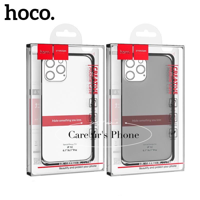 [ส่งจากไทย]HOCO ซิลิโคน 12 Mini/12/12 Pro/12 Pro Max เคสนิ่ม เคสโทรศัพท์คาร์บอนไฟเบอร์/ดำด้าน/ใส/ดำใส