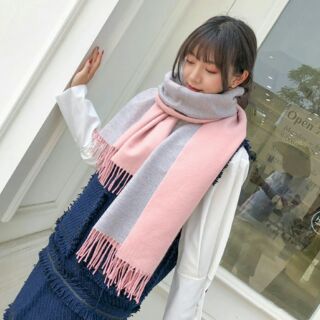 Cashmere Two-tone Fashion Scarf ผ้าพันคอแคชเมียร์ทูโทน