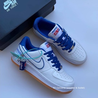 🚩 รองเท้า Air Force 1 Low Pepsi White Blue ไนกี้ [จี้✖️หมด✖️] สินค้าพร้อมกล่อง มีเก็บปลายทาง