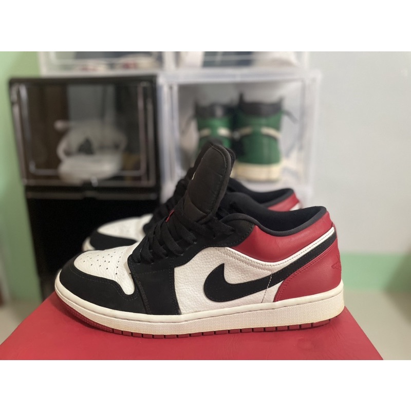 -Nike Air Jordan 1 Low Black Toe size 45/29 cm