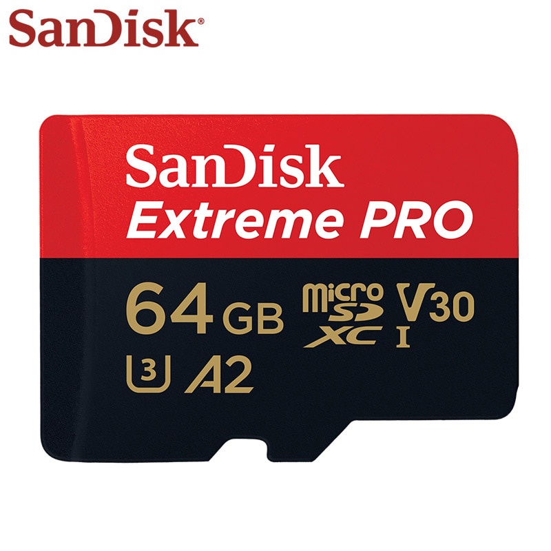 Original  Extreme Pro Micro SD Card up to 170MB/s A2 V30 U3 C10 64GB 128GB microSDXC TF Card Memory Card With SD Adapter