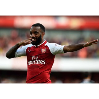 โปสเตอร์ ลากาแซ็ต Lacazette อาร์เซนอล Arsenal The Gunner วอลเปเปอร์ poster ฟุตบอล Football โปสเตอร์ฟุตบอล ตกแต่งผนัง