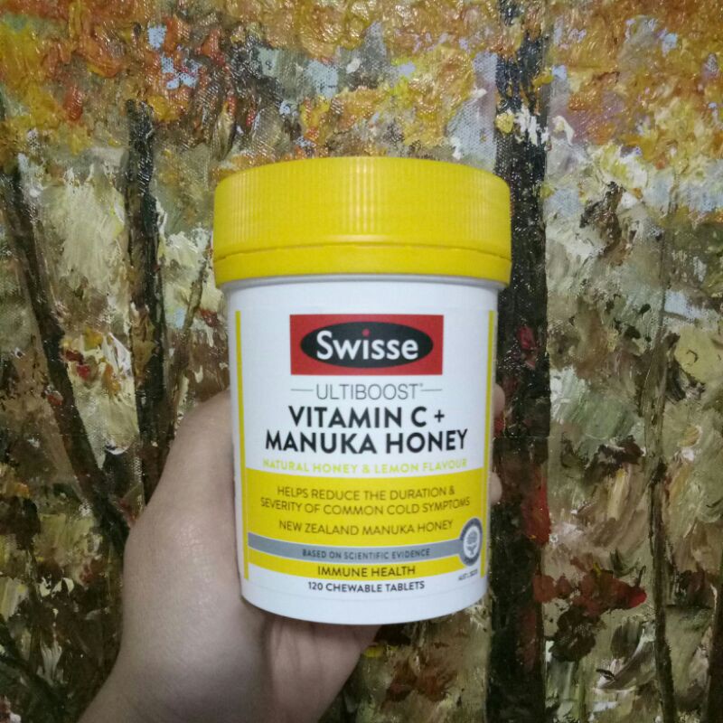 Swisse Vitamin C + Manuka Honey 120 Chewable Teblets
