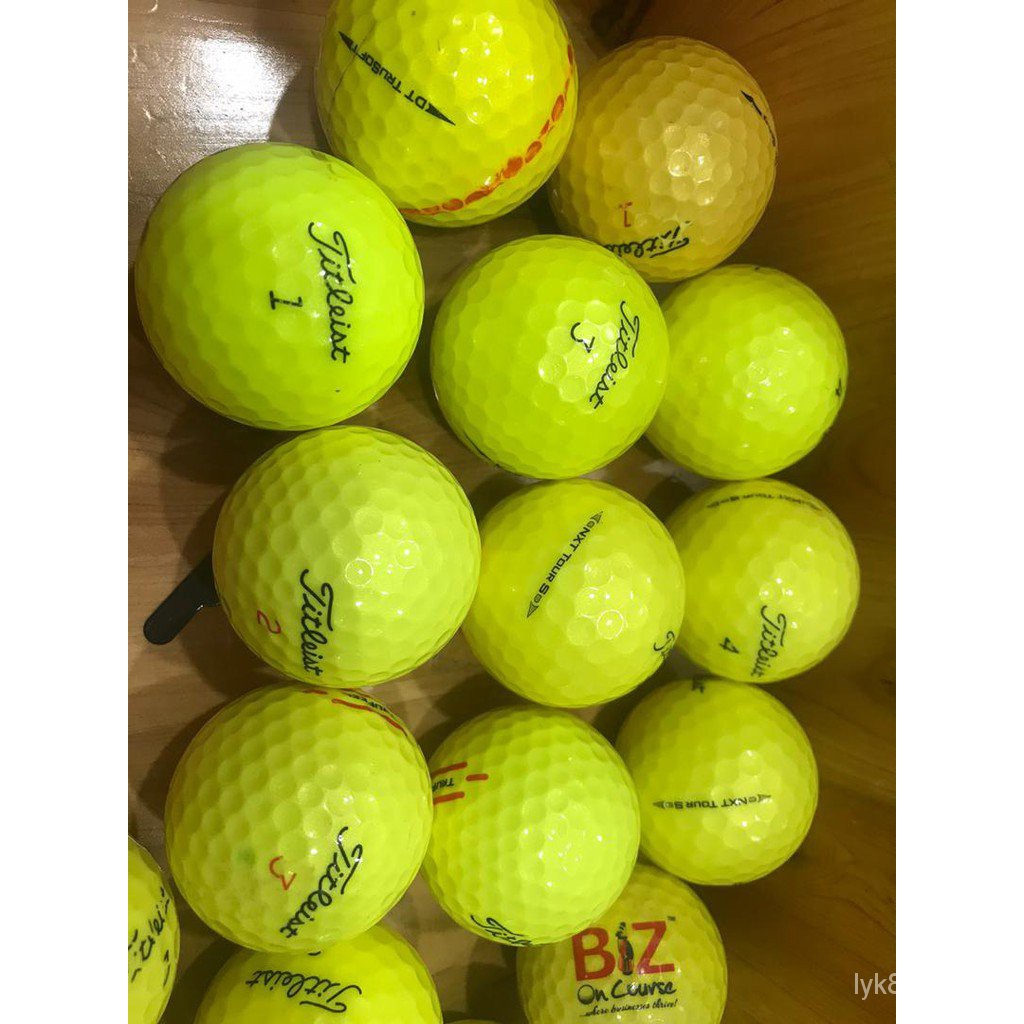 xiKV GOLF BALL USED Srison ZStar ( B grade), Yellow Volvik, Dunlop