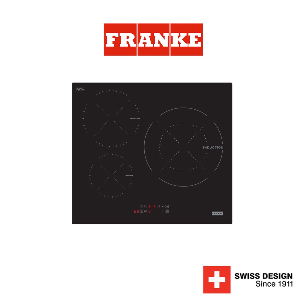 FRANKE เตาแม่เหล็กไฟฟ้า 3 หัวเตา แบบฝัง 60 ซม. รุ่น FIH6310