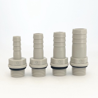 1/4" Thread To 6mm 8mm 10mm 12mm Plastic Barb Straight Flexible Hose Connectors