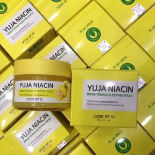 🌼(ฉลากไทย) Some By Mi Yuja Niacin Brightening Sleeping Mask 60g