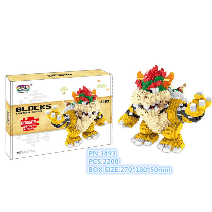 ZMS Magic Blocks Yoshe Mini Blocks Marie bowwser Micro blocks Anime DIY ...