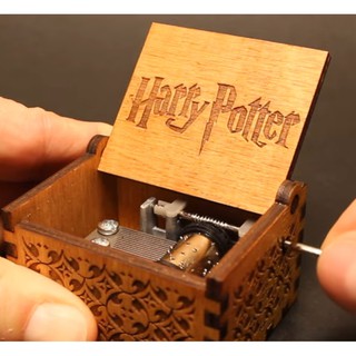 ของเล่นกล่องดนตรีไม้ harry potter