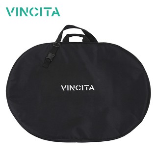 VINCITA กระเป๋าใส่ล้อคู่ กระเป๋าใส่ล้อ 2 ล้อ ทรงวงรี มีช่องด้านในไว้ใส่อุปกรณ์ (B191A)