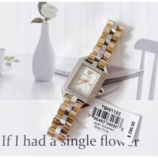 Tory Burch alloway Two-Tone Stainless Steel Bracelet Watch ทู