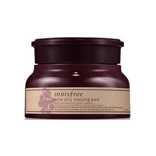 (พร้อมส่ง) Innisfree Wine Jelly Sleeping Pack 80ml Sleeping Mask สุดฮิต หน้าใส เรียบเนียน