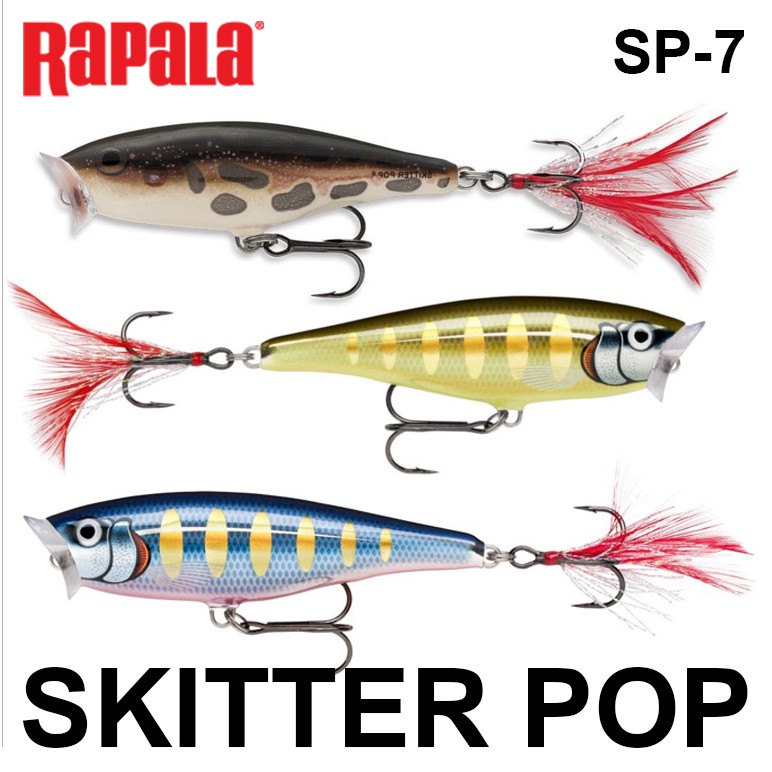 เหยื่อปลอม RAPALA SKITTER POP รหัส SP-7