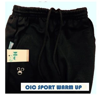Oic sport กางเกงวอร์มเด็กเล็ก-เด็กโต 111 ขายาว สีดำ/กรมท่า/ขาว SS-3XL