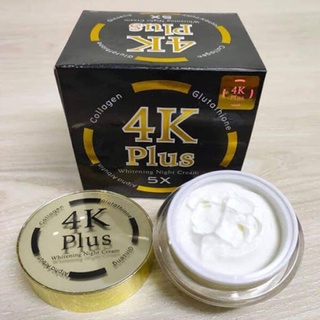 4K Plus 5X Whitening Night Cream  20g.