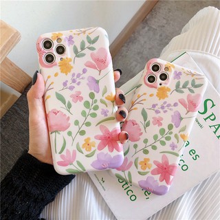 case iphone [C003] พร้อมส่งทุกรุ่น สต้อคในไทย - Pink Flower