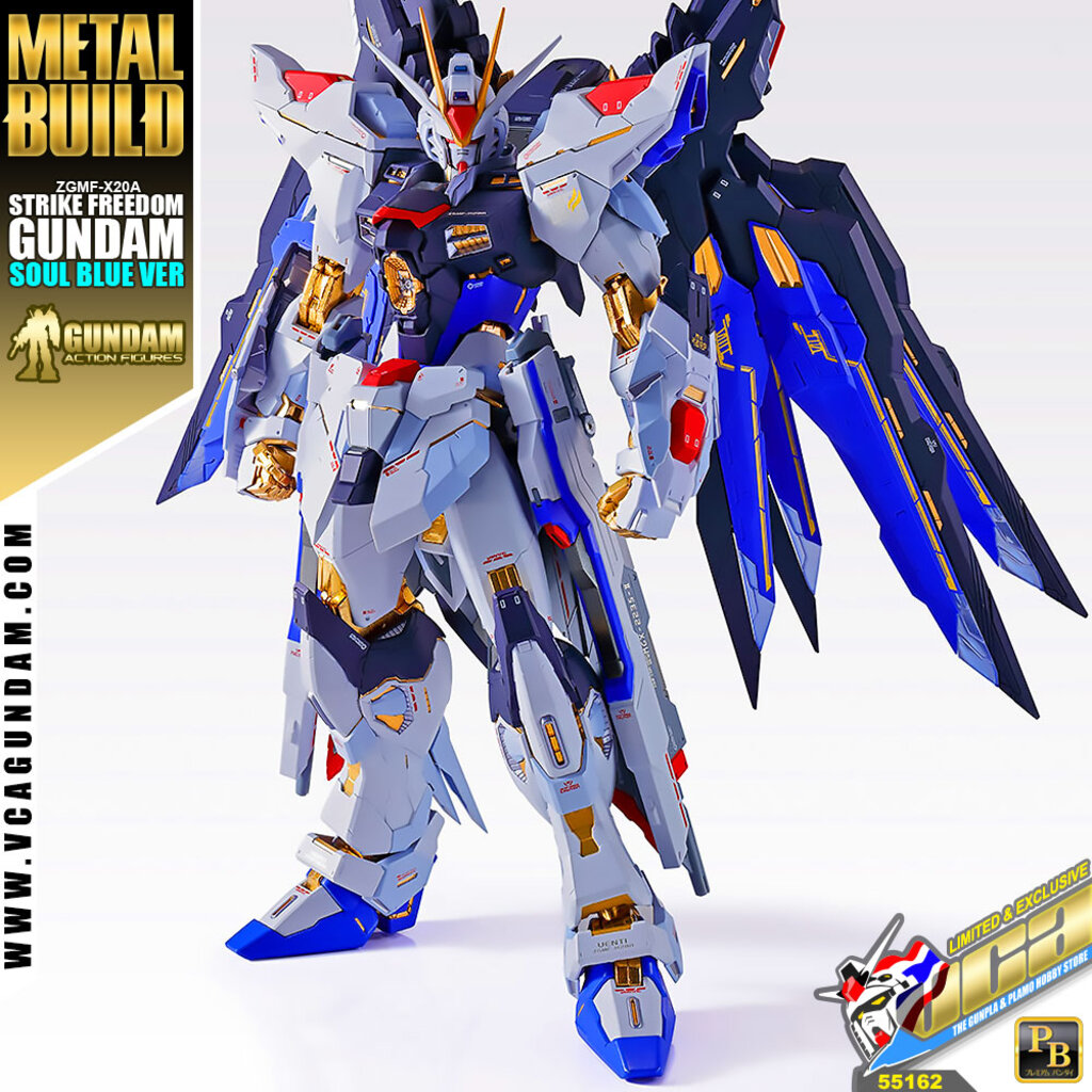 Bandai Tamashii Nations Metal Build Strike Freedom Gundam Soul Blue Ver