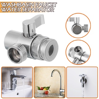 New 1pc 3-way Diverter Valve Water Tap Connector Faucet Adapter Sink Splitter