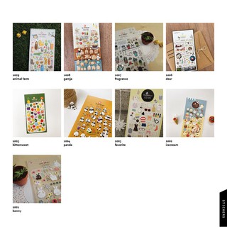 Suatelier Daily Deco Sticker (9) สติ๊กเกอร์น่ารัก สไตล์เกาหลี