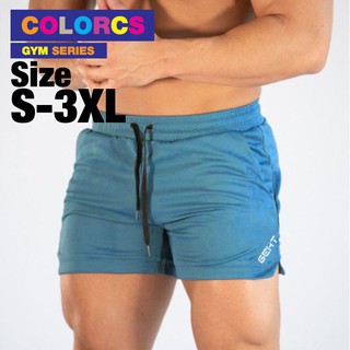 Colorcs [Ready Stock][Size S-XXXL] Gym Fitness Series Breathable Super Sexy Apollo Side Short Shorts