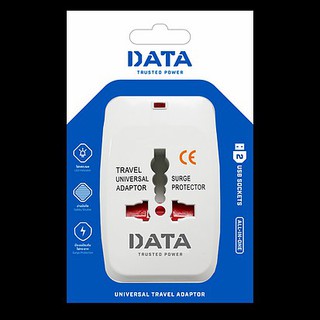 ปลั๊กแปลงไฟ Universa Adapter All-In-One พร้อม Port USB มาตรฐาน มอก.