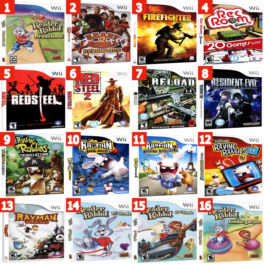 แผ่นเกมส์ Wii : รวมเกมส์มาให้เลือกเล่นชุดที่ 38 (DVD)(สำหรับเครื่องแปลงแล้ว)