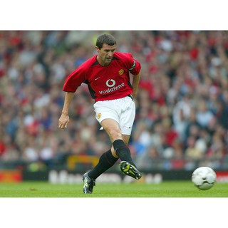 โปสเตอร์ รอย คีน Poster Roy Keane Manchester United แมนเชสเตอร์ยูไนเต็ด MUFC Red Devils แมนยู รูปภาพ ภาพถ่าย ฟุตบอล