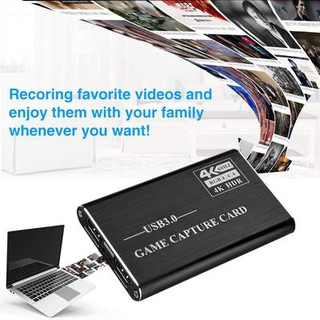 Video Capture HDMI Out USB 3.0 Game Recorder