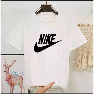 ⚡⚡เสื้อยืด ผ้ามัน ลายNIKE ผ้านุ่มใส่สบาย ใส่เดียวหรือคู่ก็ได้ ซักไม่ยั้บ บางใส่สบาย👕🎈