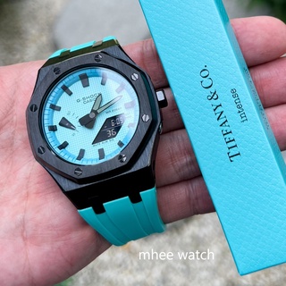 G-Shock Black Tiffany Blue Rubber Edition