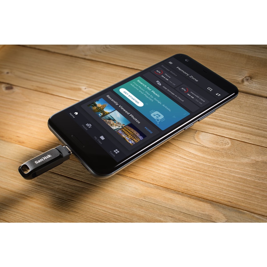 SanDisk Ultra Dual Drive Go USB 3.2 Gen1 Flash Drive Type-C (SDDDC3) 32GB 64GB 128GB 256GB ประกัน5ปี - ภาพย่อย 3