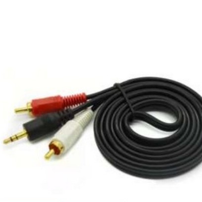 Di shop Jack 3.5mm to 2 RCA audio cable male to male 1.5M