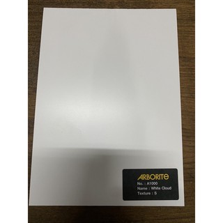 โฟเมก้า Wilsonart Arborite A1000S สีขาวด้าน  80x 120 ซม. หนา 0.6 มม