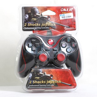 Controller Analog OKER U-918 (คละสี) จอยสติ๊ก ประกัน 1Y จอย จอยเกมส์ คอนโทรลเลอร์ จอยควบคุม จอยเกมมิ่ง จอยอนาล็อก analog