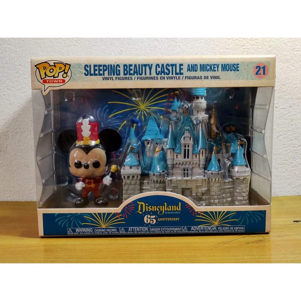 mickey mouse and castle funko pop