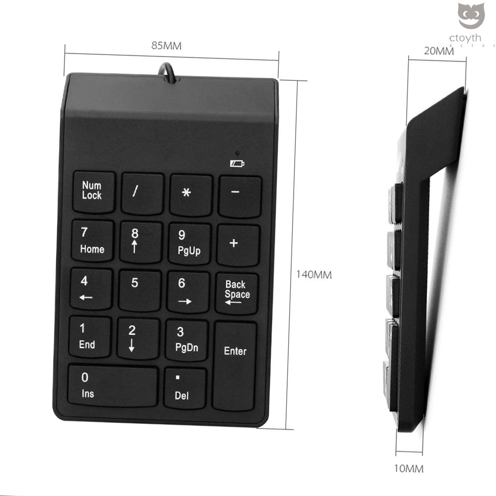 Wired USB Numeric Keypad 18 Keys Mini Digital Keyboard Replacement for iMac/Mac Pro/MacBook/MacBook Air/Pro Laptop PC #8