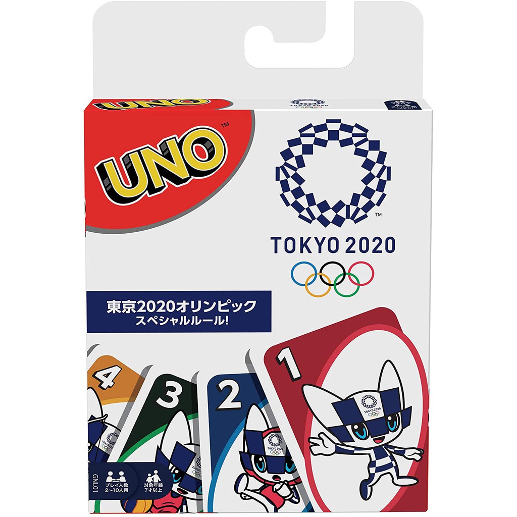 Uno เกมการ์ด รุ่น Tokyo 2020 Olympic Games พร้อมการ์ดพิเศษ Militwa เวอร์ชั่นญี่ปุ่น