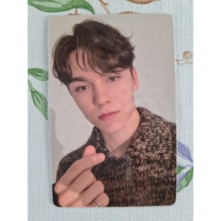 [แท้/พร้อมส่ง] โฟโต้การ์ด​ การ์ดเทรด เวอร์นอน Vernon Seventeen In-complete online Concert Trade Card Photocard