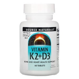 Source Naturals, Vitamin K2 + D3