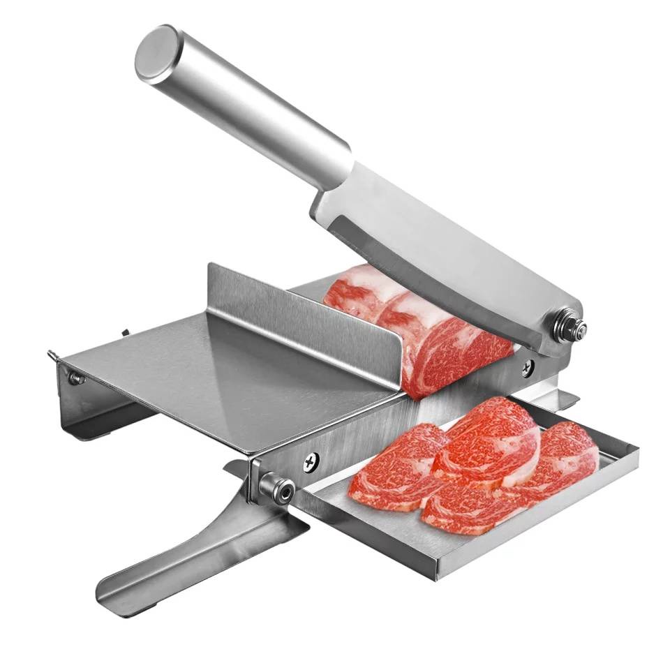 เครื่องตัดกระดูกหมู  เครื่องหั่น-ตัด ผักผลไม้-เนื้อสัตว์ meat slicer cutting machine  9.5นิ้ว -มีพร้อมส่ง-