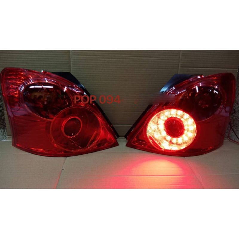 ลดเพิ่ม 25 บาทใส่โค้ด LIT828DX [มี 2 สี] ไฟท้ายแต่ง โดนัด TOYOTA YARIS LED 2006-2012 ยาริส LED yaris