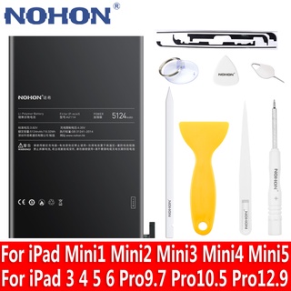 NOHON Tablet Battery For iPad Mini 5 4 3 2 1 iPad 6 5 4 3 Pro 9.7 10.5 12.9 inch Air Air2 Original Lithium Polymer Bater