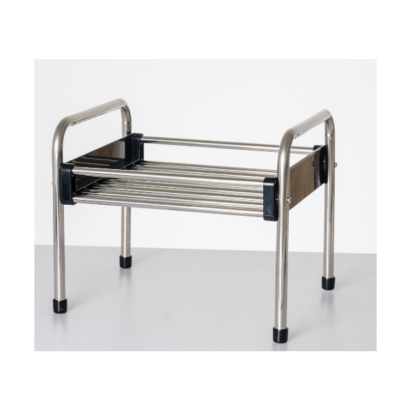 ชั้นวางของสแตนเลส 1 ชั้น 💞📌ขนาด 21.5x26.5x21.5 ซม.