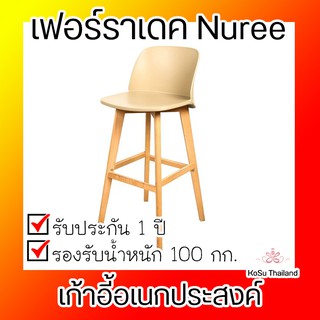 📣📣 เก้าอี้อเนกประสงค์ ⚡   เก้าอี้อเนกประสงค์ สีน้ำตาลอ่อน เฟอร์ราเดค Nuree